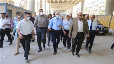 محافظ الجيزة يتفقد محور الفريق كمال عامر للوقوف على نسب التنفيذ