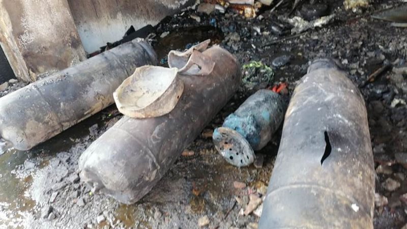 آثار الحادث