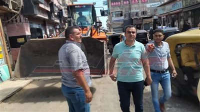 القصيف يترأس حملات رفع الإشغالات بشوارع الحامول