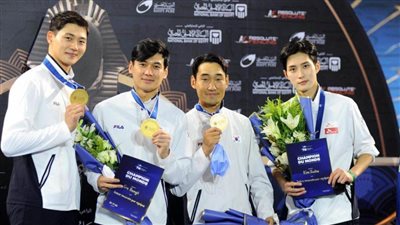 بطل كوريا الجنوبية: سعيد بتحقيق ذهبية الفرق وسأزور مصر مرة أخرى كسائح