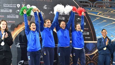 سيدات إيطاليا لسلاح الشيش يتوجن بذهبية ببطولة العالم للمبارزة