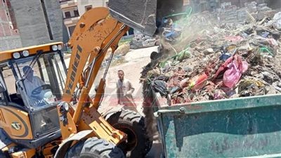 حملات نظافة ورفع الإشغالات بمدن كفر الشيخ