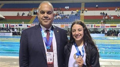 ندى مجدي تتوج ببرونزية بطولة العالم للسباحة بالزعانف للكبار بكولومبيا
