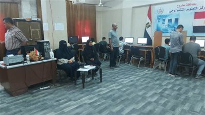 تعليم مطروح: بدء الاختبارات الإلكترونية للطلاب المتقدمين للالتحاق بمدرسة الضبعة النووية