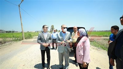 محافظ كفر الشيخ يتفقد أعمال تطوير وتوسعة الطرق