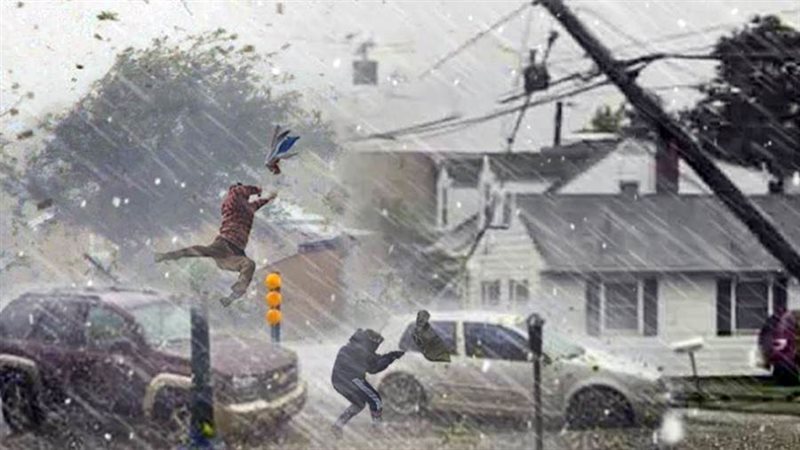 العاصفة في بولندا