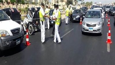 تحويلات مرورية.. تزامنًا مع تنفيذ أعمال كوبري كارفور أعلى الطريق الدائرى