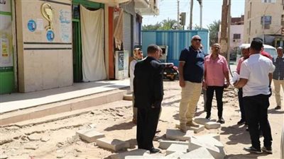محافظ الوادي الجديد يتابع أعمال توسعة وفتح محاور جديدة بشارع النبوي المهندس بالخارجة
