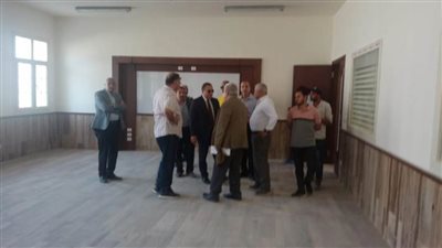 رئيس جامعة الإسكندرية يتفقد مقر 