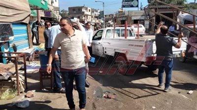 القصيف يقود حملة مكبرة لرفع الإشغالات بشوارع الحامول
