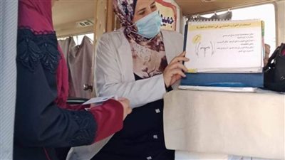 استمرار أعمال القوافل السكانية الشاملة بقرى البحيرة