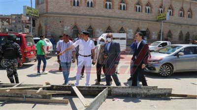 نور الدين: يتفقد أعمال التطوير بموقف كفر الشيخ العمومي
