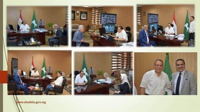 محافظ الشرقية مع