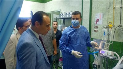وكيل وزارة الصحة بالبحيرة يتفقد مستشفى الرحمانية المركزي