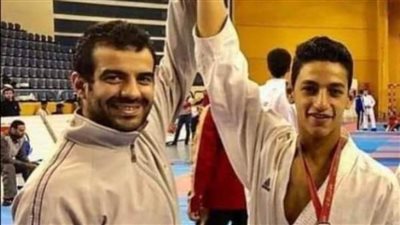 محافظ الشرقية يُهنئ اللاعب الحاصل على الذهبية في البطولة العربية للكاراتيه