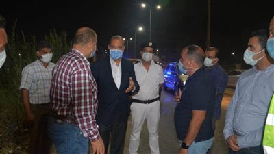 محافظ القليوبية يتابع الهبوط الأرضي بطريق الرياح التوفيقي وأعمال تطوير مدخل بنها