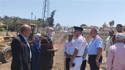 محافظ كفر الشيخ يتفقد أعمال التطوير وتوسعة ورصف الطرق