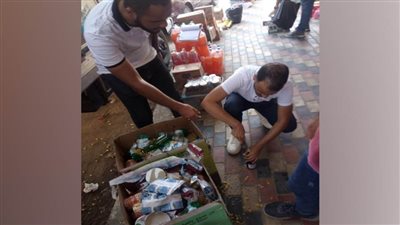 المرور على 25 منشأة غذائية وإعدام 146 كيلوجرامًا من الأغذية و23 لترًا من المشروبات