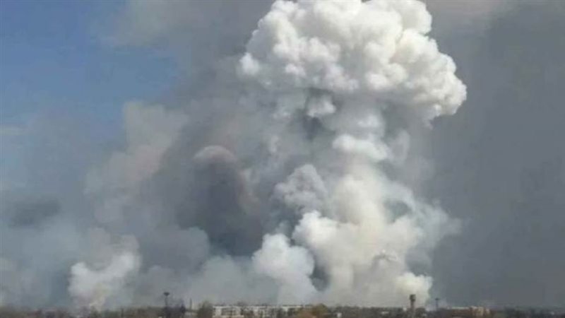 حريق في مستودع بلغاري