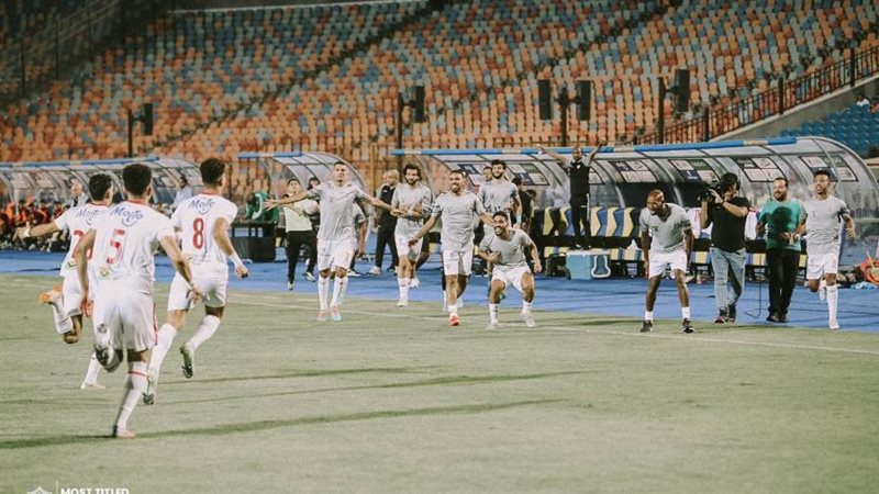 فرحة لاعبى الزمالك