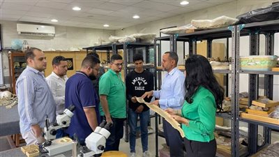 شباب التجمع يتعرفون على أحدث الاكتشافات العلمية بمركز الحفريات بالمنصورة 