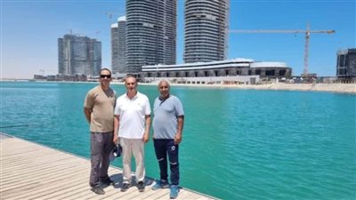 التجديف يشارك في افتتاح مدينة العلمين الجديدة