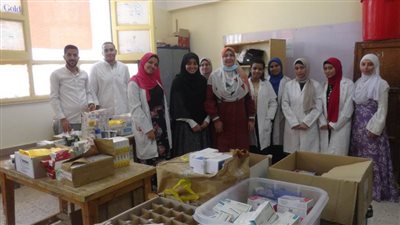 جامعة المنيا.. فحص 406 حالات وندوات توعوية بقافلة  لــ