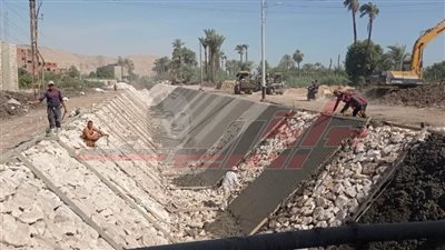 تبطين وتأهيل 316 كيلو ترع بقرى ومدن كفر الشيخ 