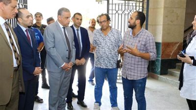 محافظ سوهاج يتفقد أعمال تطوير 