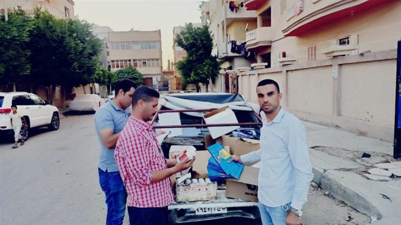 جانب من الحملة التموينية