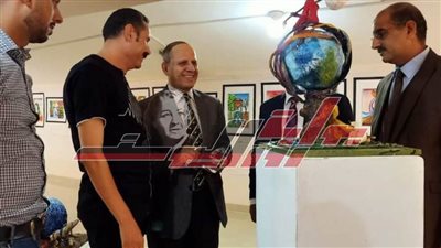 وكيل تعليم كفر الشيخ يفتتح معرض ختام مراكز تنمية القدرات والمبدعين