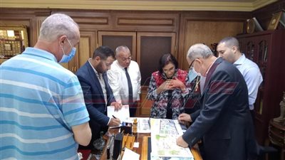 نورالدين: يناقش التصميمات المعمارية والإنشائية لمركز التنمية الشبابية بكفر الشيخ