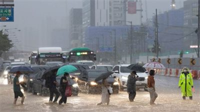 ارتفاع حصيلة الفيضانات في كوريا الجنوبية إلى تسعة قتلى