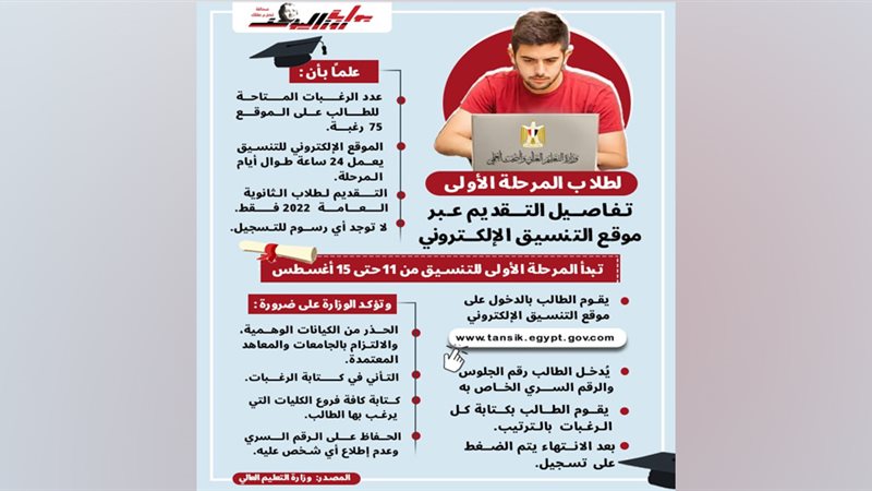 مراحل التنسيق الاليكتروني