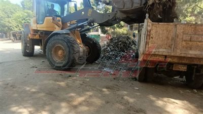 رفع 1990 طن مخلفات بـ 14 مركزاً ومدينة بكفر الشيخ 