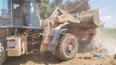 انطلاق الموجة الـ20 من حملات إزالة التعديات بكفر الشيخ