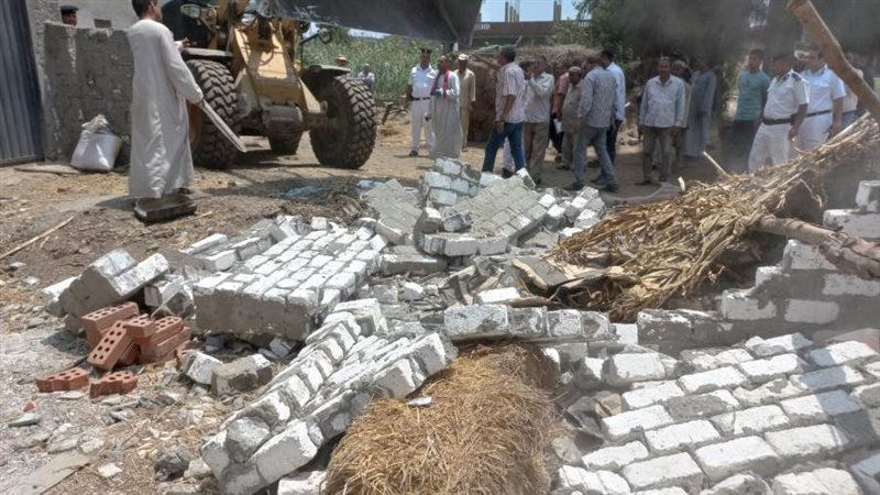 إزالة 46 حالة تعد