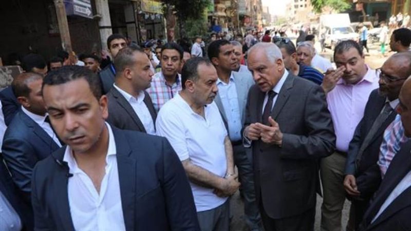 محافظ الجيزة يعاين
