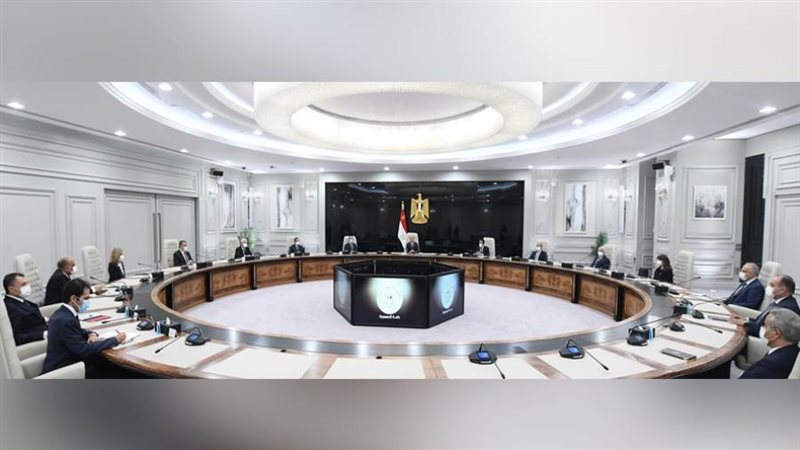 الرئيس السيسي أثناء