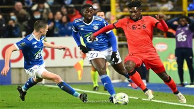 نيس يتعادل مع ستراسبورج في الدوري الفرنسي