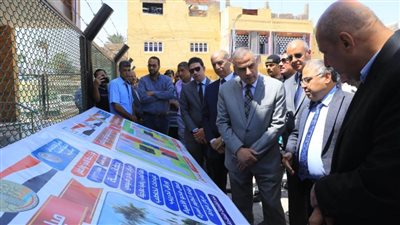محافظ سوهاج يتفقد مشروعات تطوير الريف المصري 