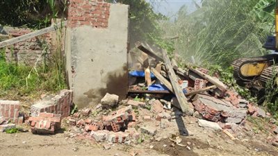 إزالة 93 حالة تعدٍ على الأراضي الزراعية وأملاك الدولة بالبحيرة