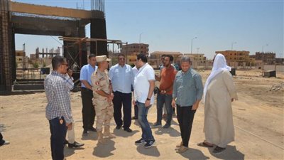 نائب محافظ بني سويف يتفقد معسكر الشباب