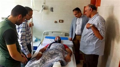 المصريين الأحرار يزور مصابي حادث حريق كنيسة إمبابة
