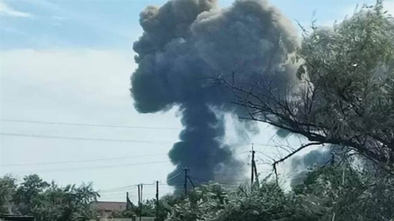 انفجار بمستودع للذخيرة