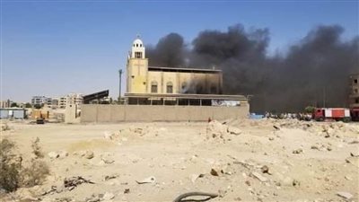 أول تعليق من الكنيسة الأرثوذكسية حول ملابسات حريق كنيسة الأنبا بيشوي بالمنيا الجديدة 