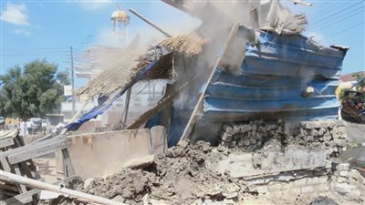 إزالة 72 حالة تعدٍ على الأراضي الزراعية وأملاك الدولة بالبحيرة