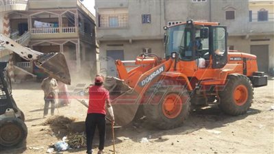 حملات نظافة وتجميل وترشيد الكهرباء وزراعة وري الأشجار بكفر الشيخ