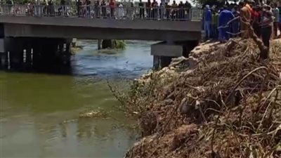 انتشال جثة شاب لقي مصرعه غرقًا بمياه الرياح التوفيقي في طوخ