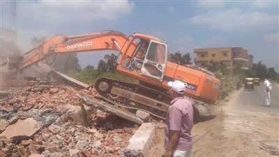 إزالة 87 حالة تعدٍ على الأراضي الزراعية وأملاك الدولة بالبحيرة